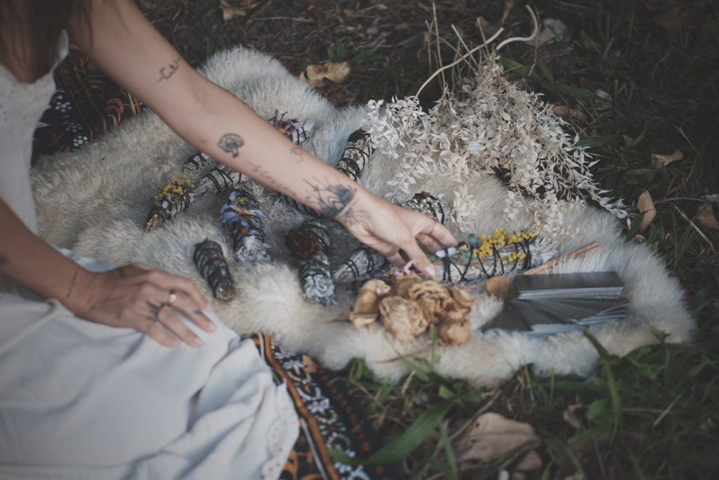 Sage Wands With Crystals