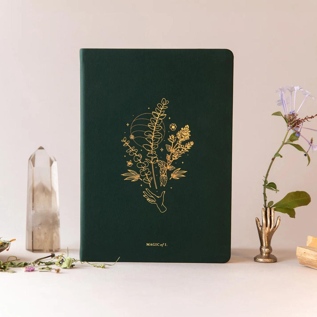 Magic Of I Journal Vegan Journal - Botanicals Deep Moss