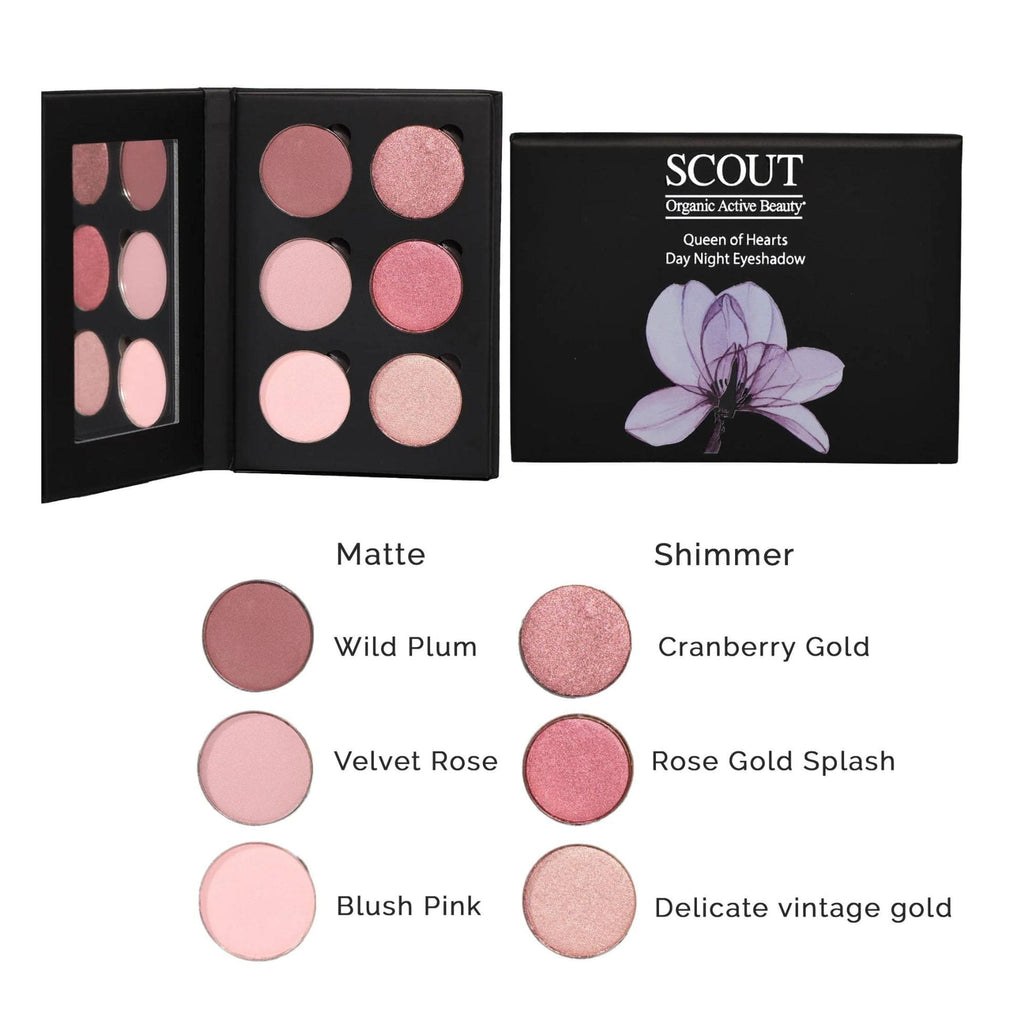 Scout Cosmetics Makeup Queen Of Hearts Eyeshadow Palette