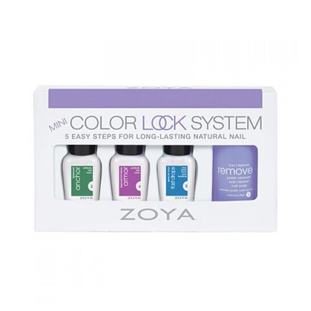 Zoya Nail Care Mini Colour Lock System - 4 Piece