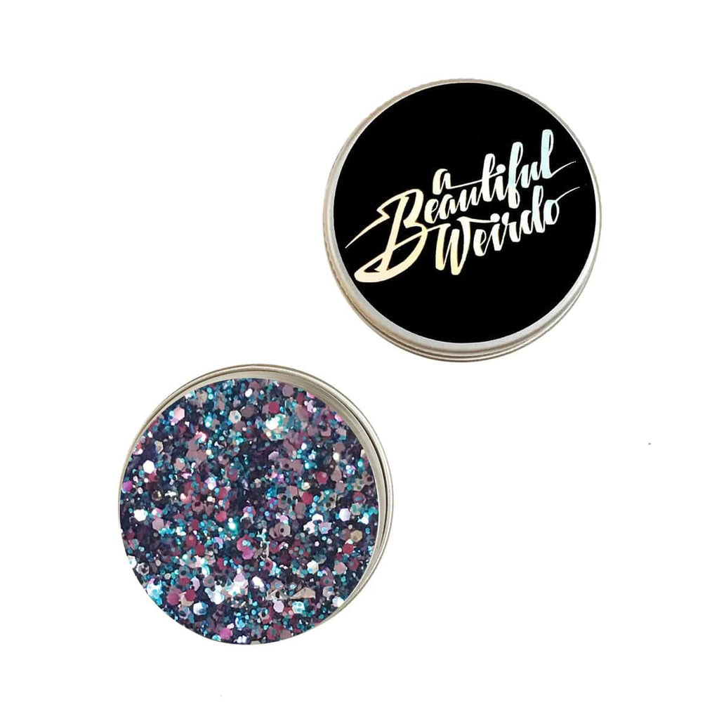 A Beautiful Weirdo Makeup Oil Slick Eco Glitter