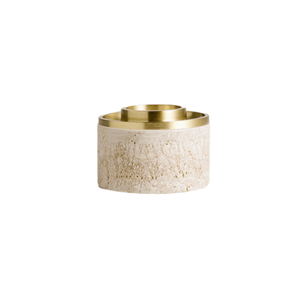 Addition Studio Candle Asteroid Oil Burner - Travertine