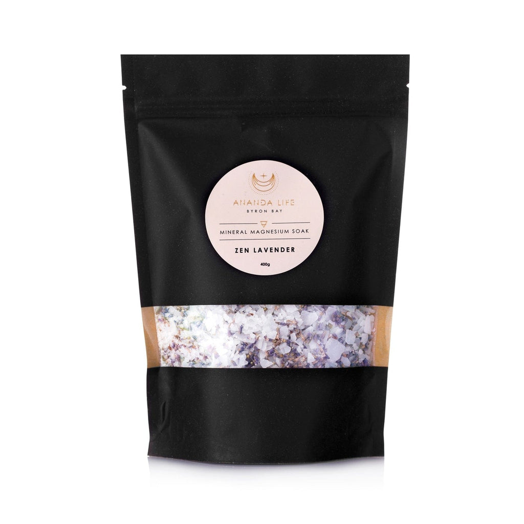 Ananda Life Bath Soak Zen Lavender Mineral Magnesium Soak