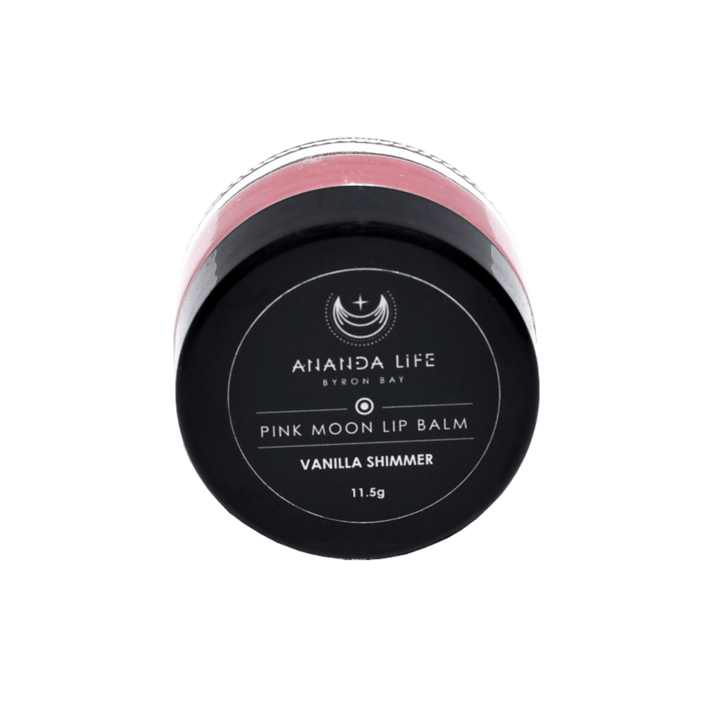 Ananda Life Skincare Lip Balm Pot - Pink Moon Vanilla Shimmer