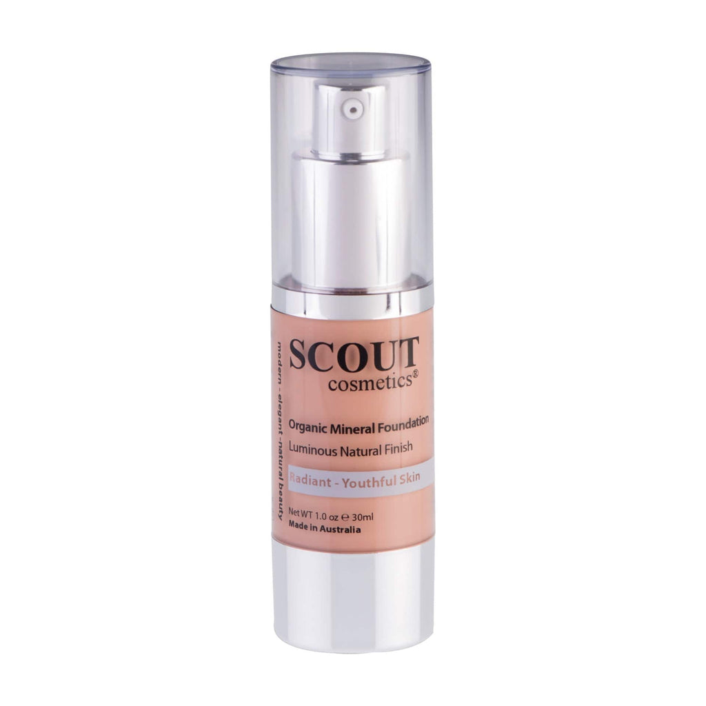 Scout Cosmetics Skincare Organic Healthy Glow Fluid Foundation - Almond